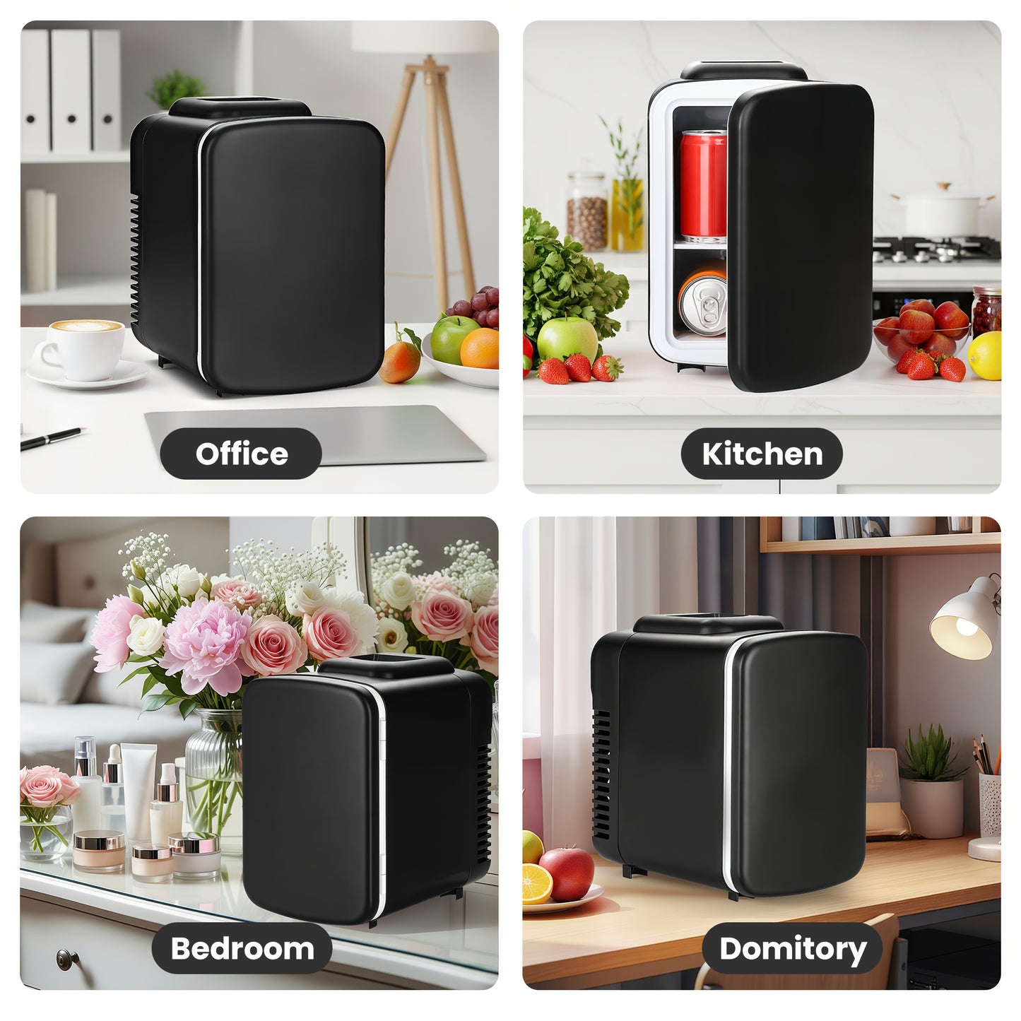 IPower Mini 4L/6 Cans Portable Small Refrigerator Cooler .