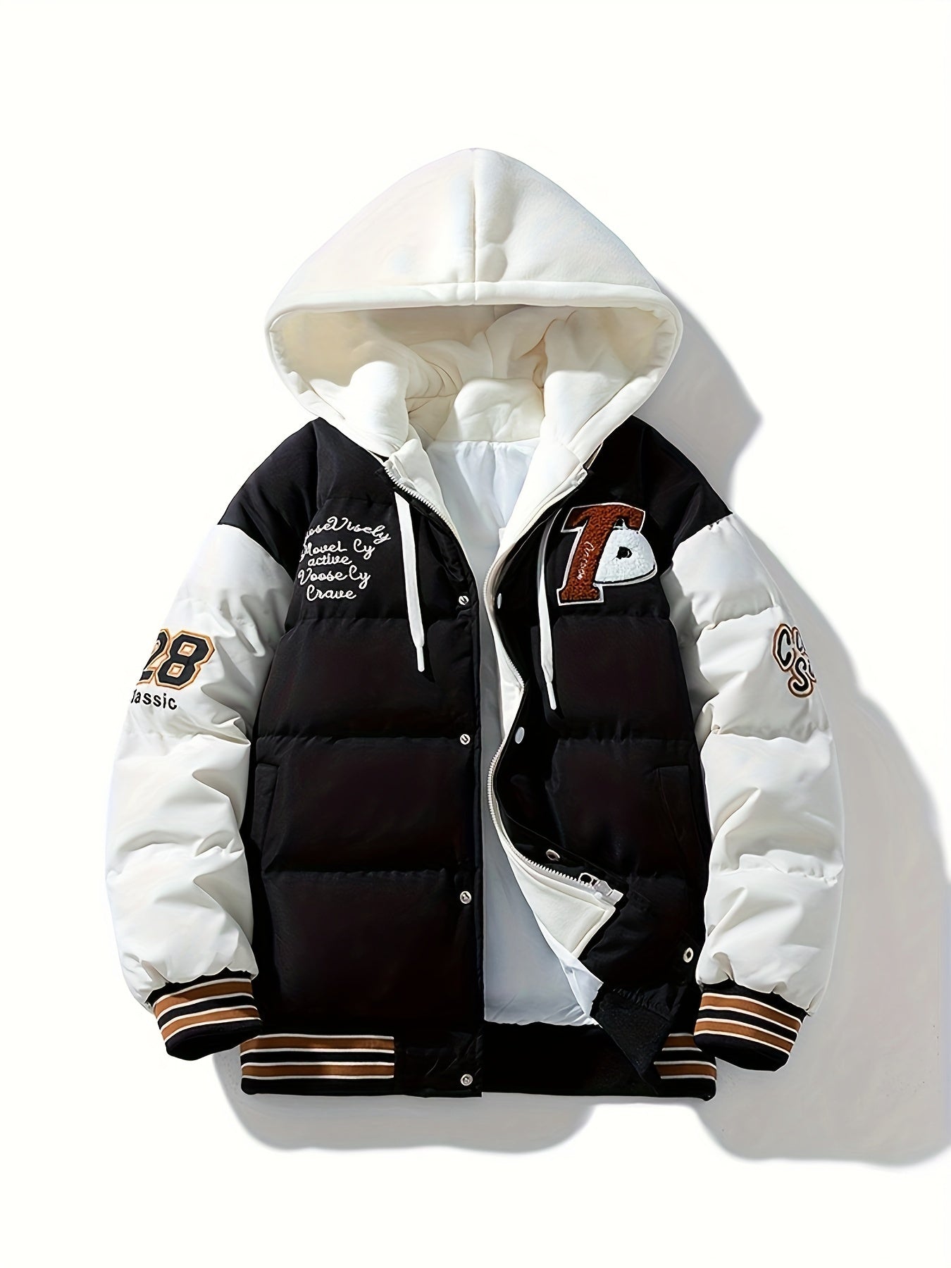 Men's Heavyweight Full-Zip Hooded Jacket .