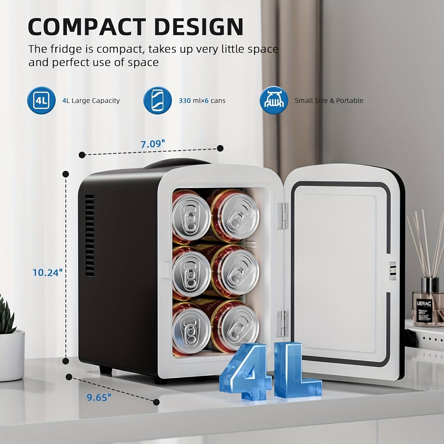 1.6 Cu.Ft Compact Refrigerator Mini Fridge with Energy Efficient .