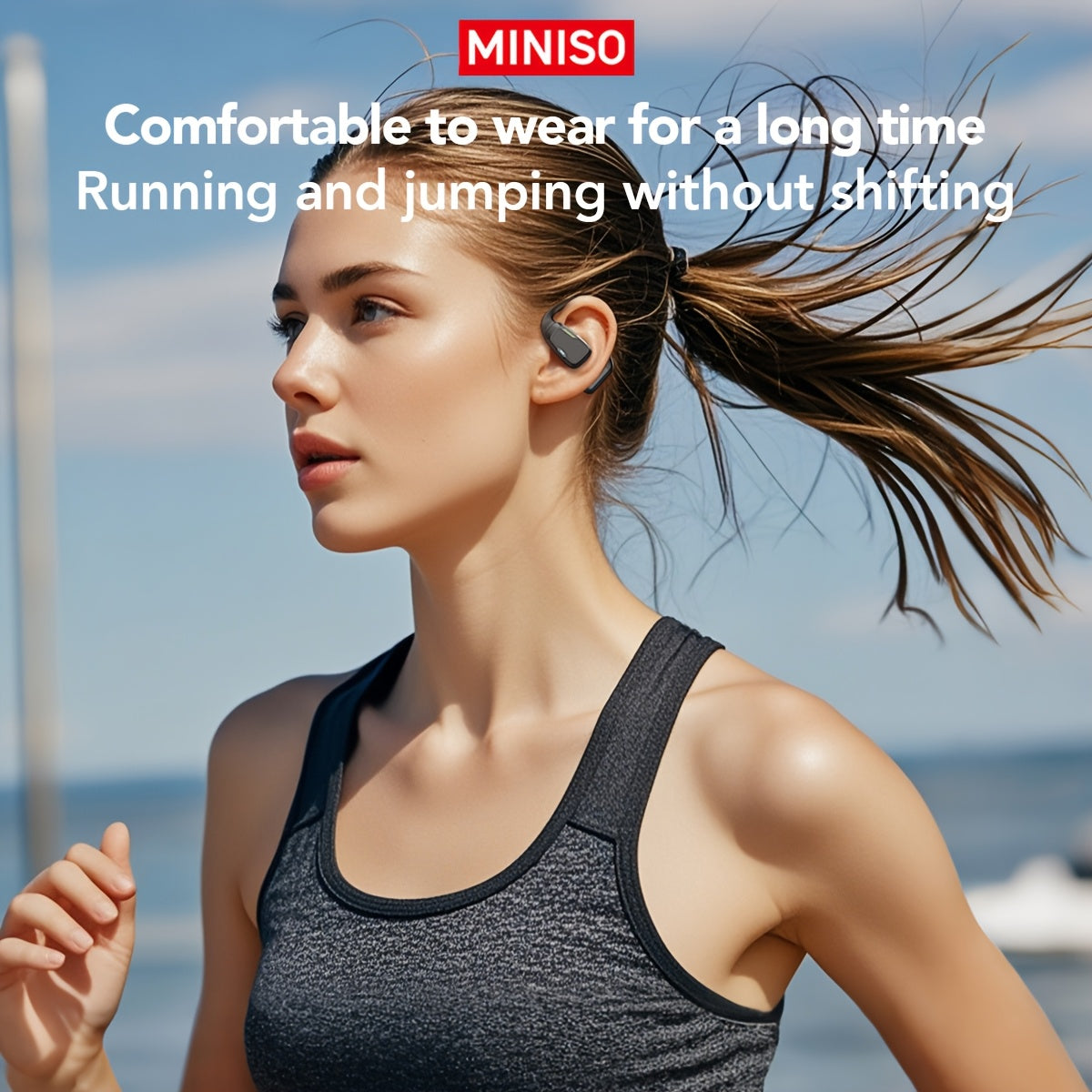 MINISO M98 AI Translation Wireless Earbuds Open Ear Earphones Support 135 Languages Real Time Translation .