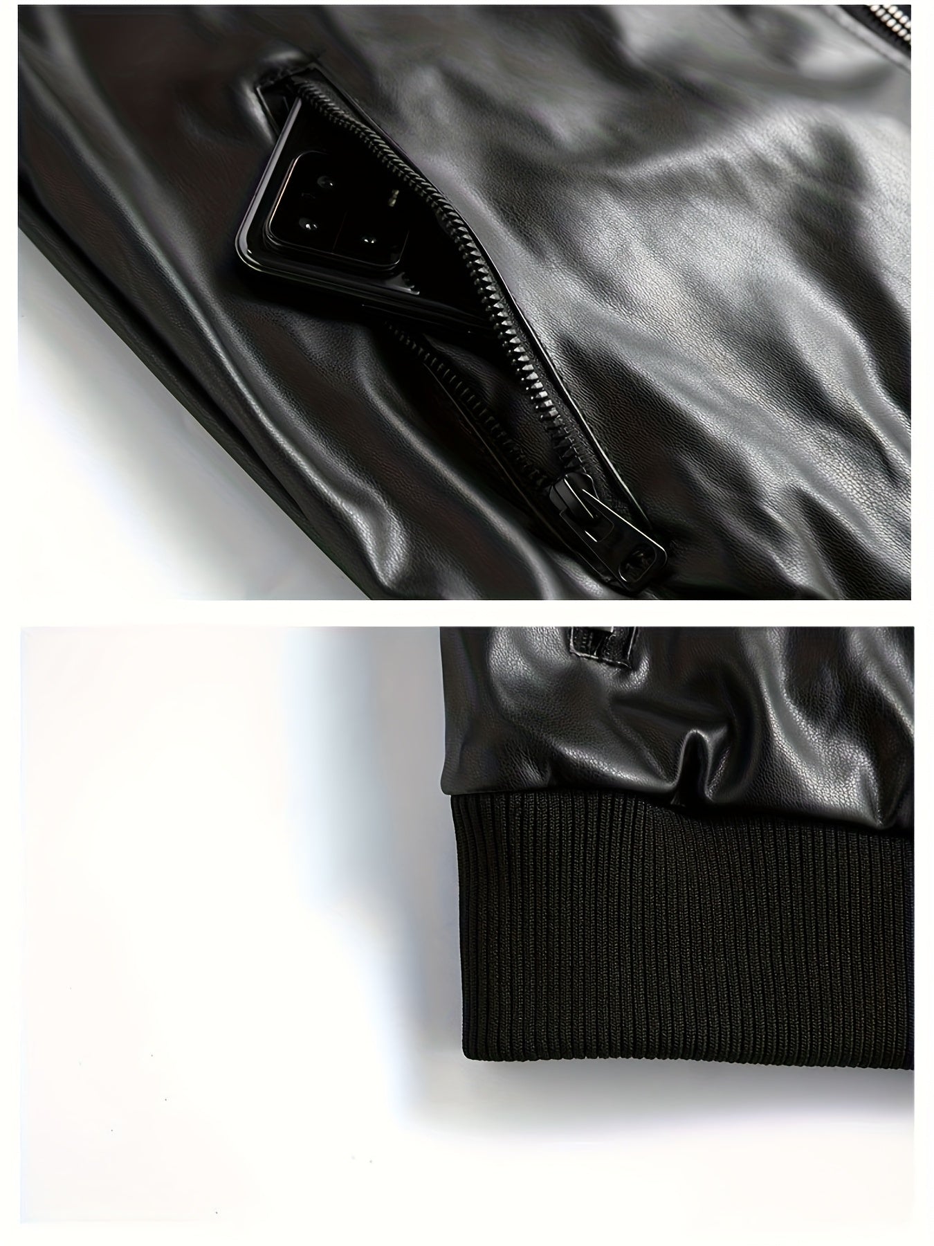 Men's Bomber Jacket with Hood .