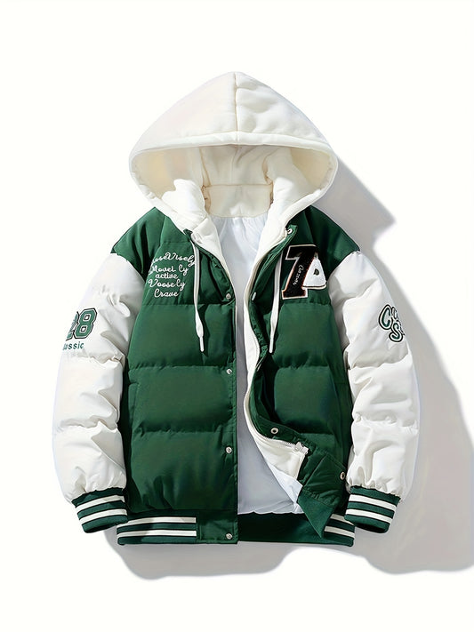 Men's Heavyweight Full-Zip Hooded Jacket .