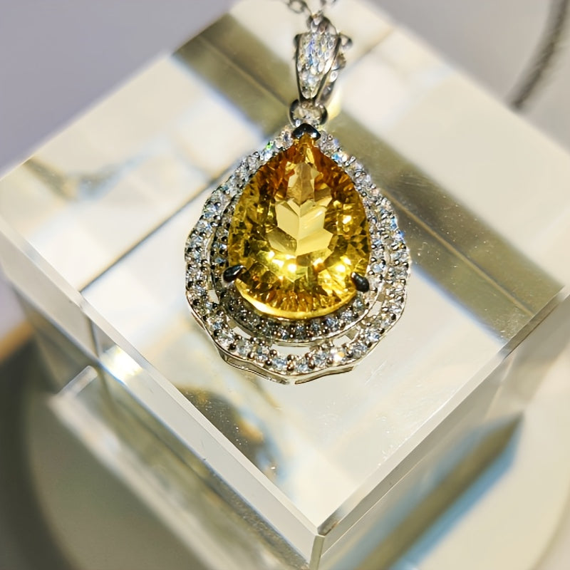 1pc S925 925 Silver Inlaid Natural Pendant.