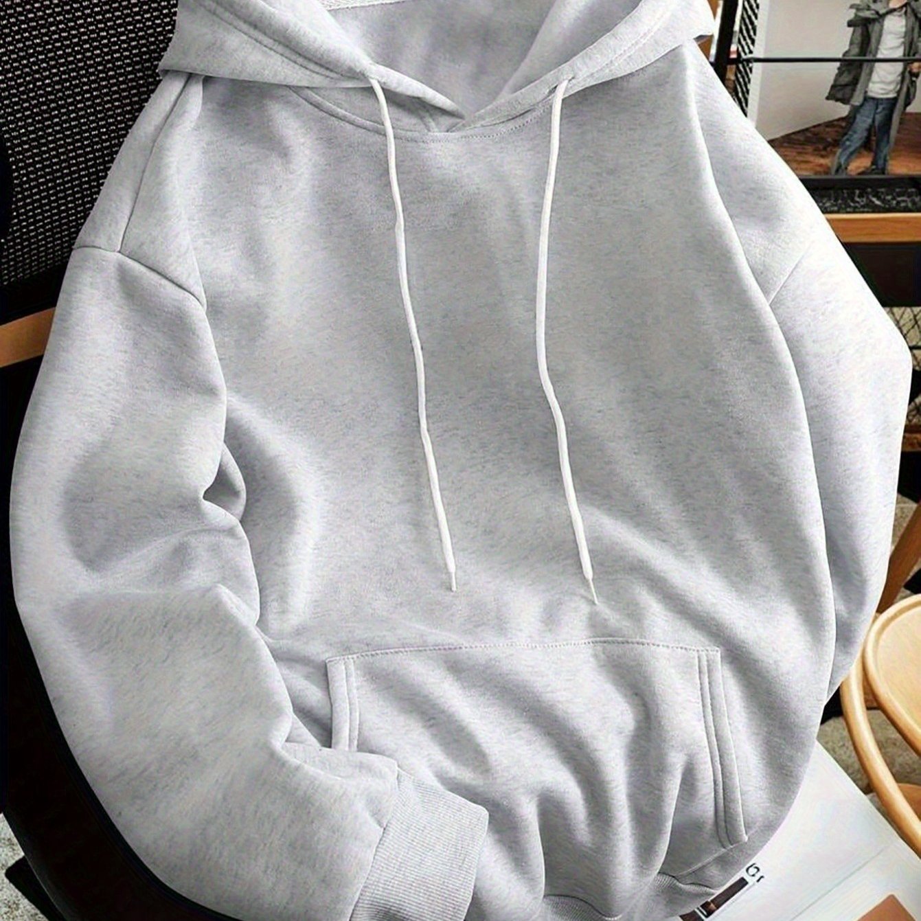Men's Casual Hooded Sweatshirt .