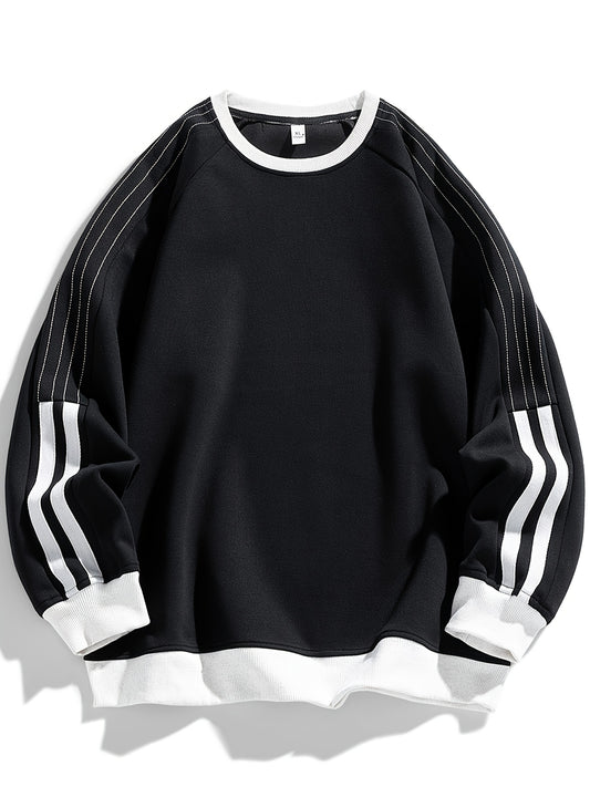 Men's Black & White Color Sweatshirt .