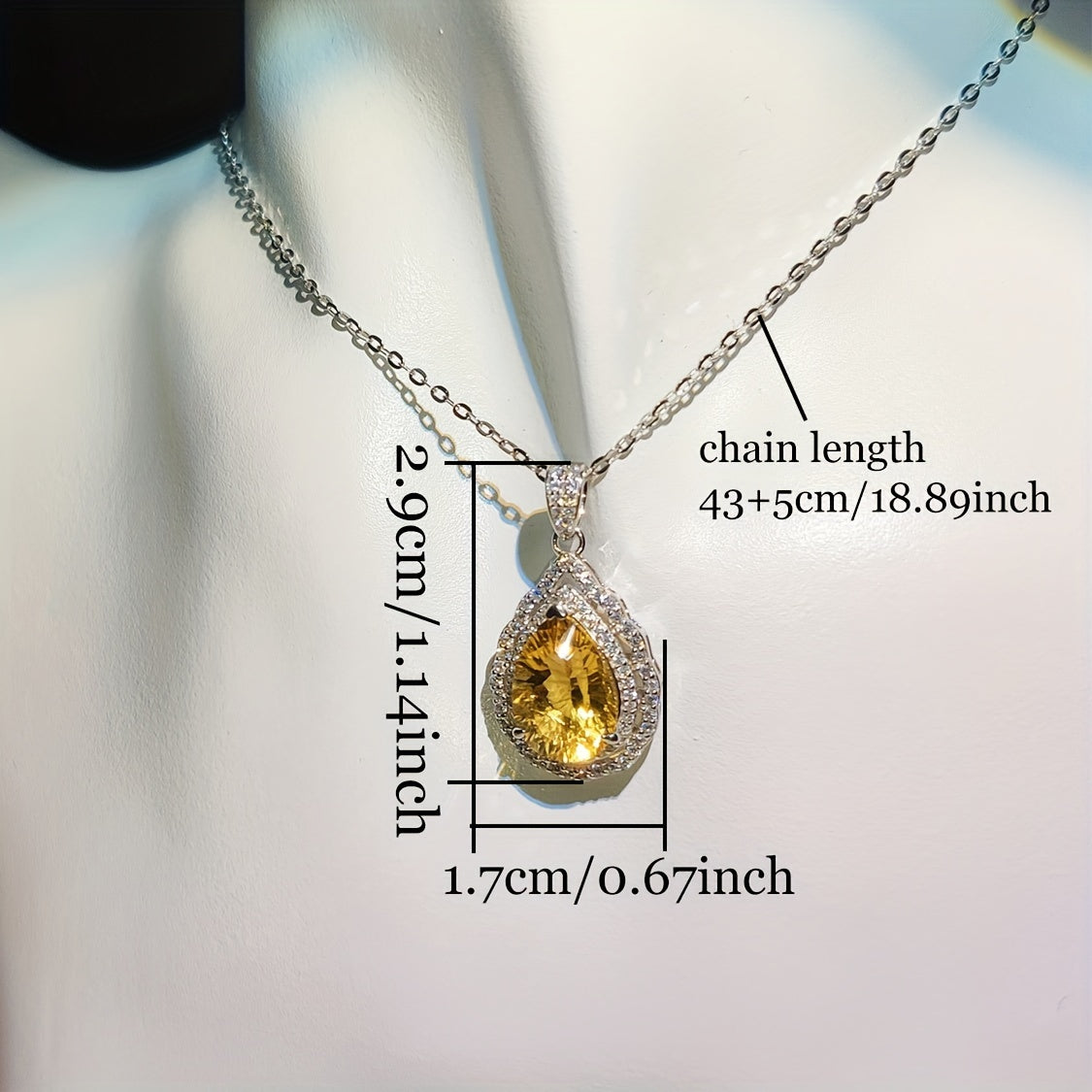 1pc S925 925 Silver Inlaid Natural Pendant.