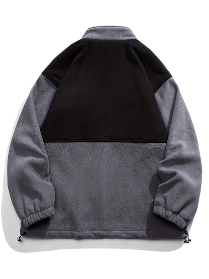 Stylish Men's Color Block Jacket .