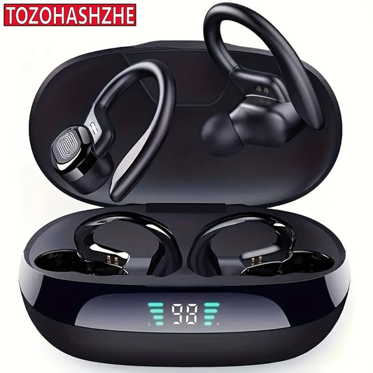 Lightweight Wireless Earbuds with Built-in Microphone .