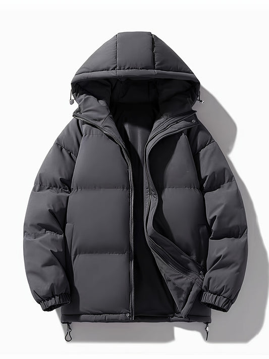 Unisex Hooded Winter Coat - Cold Weather Jacket.