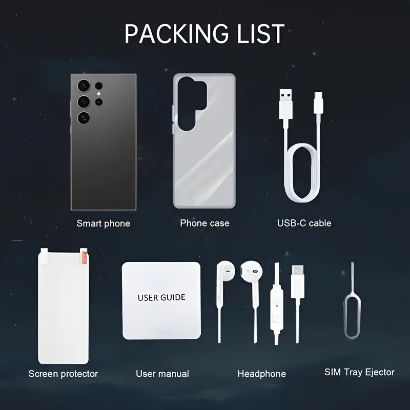 S25 Ultra Unlocked Smartphone - 12GB RAM + 512GB Storage .