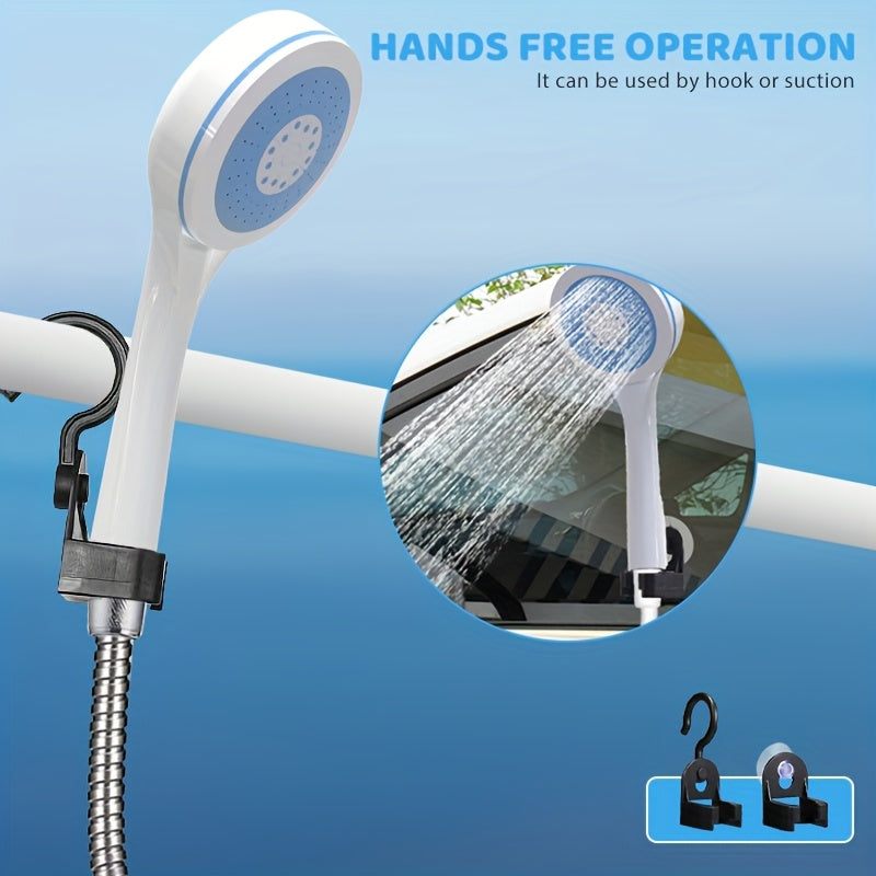 Portable Camping Shower, USB Rechargeable Outdoor Camping Shower Pump .