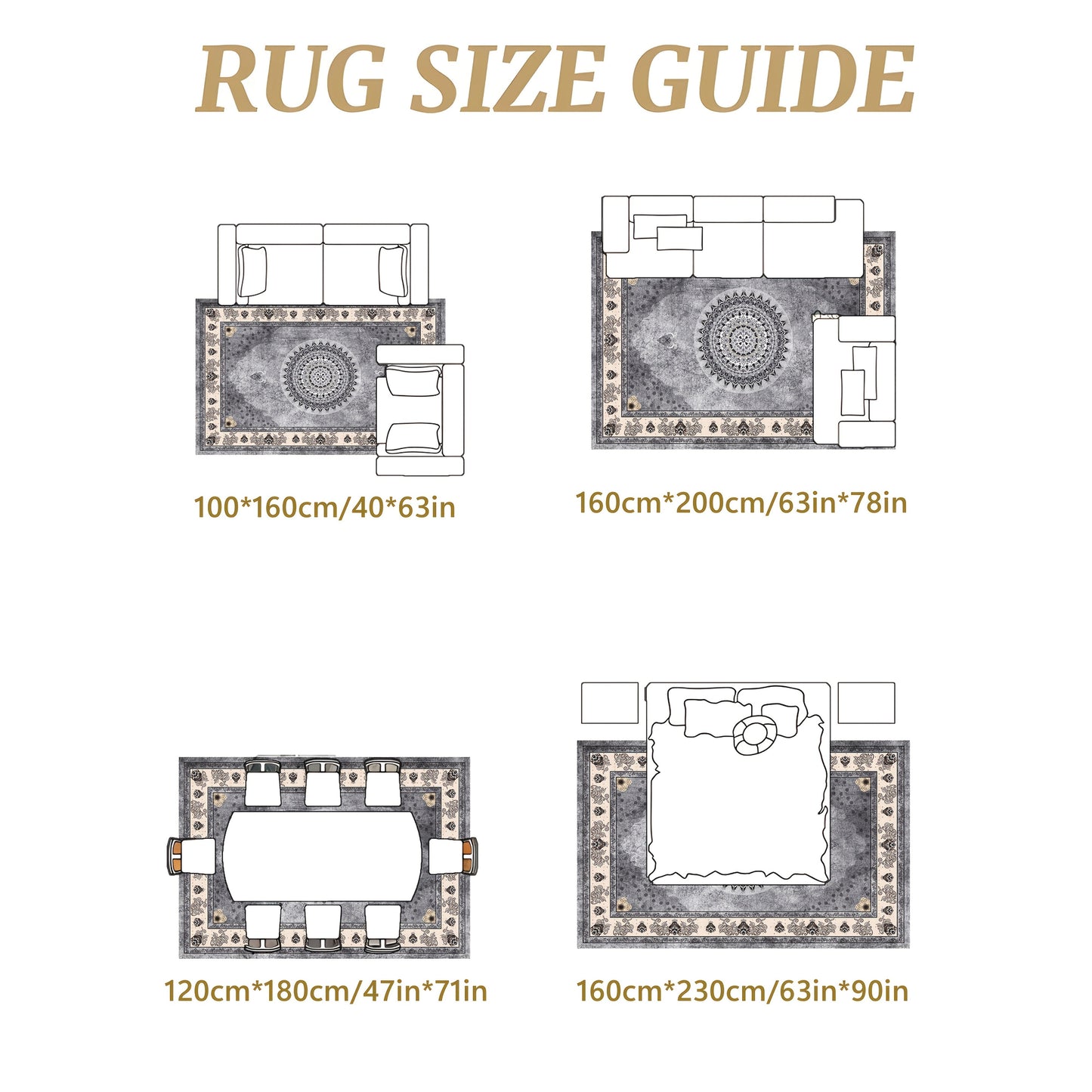 1pc Luxury Velvet Area Mat .