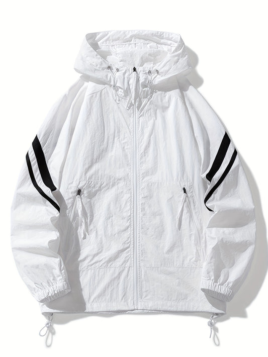 Ice Sliky Fiber Fabric Men'S Anti-Mosquito Fishing Jacket .