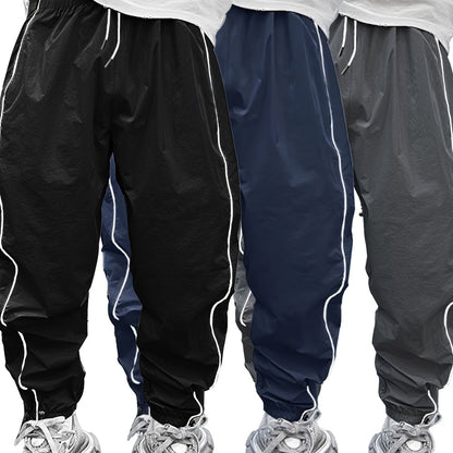 3pcs Men'S Casual Jogger Pants .