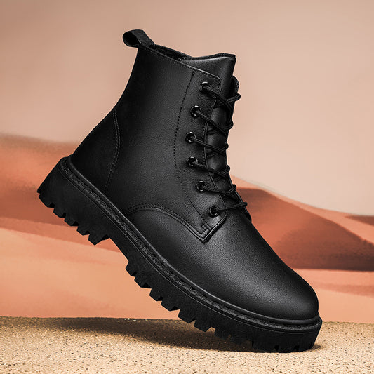 Men'S Classic Black Dress Shoes .