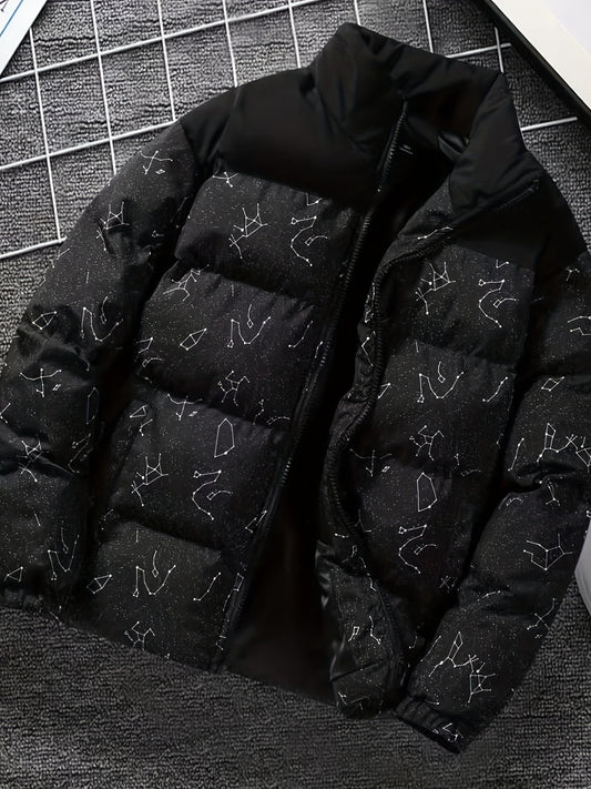 New Men's Winter Jacket and Bread Coat Warmth Suit