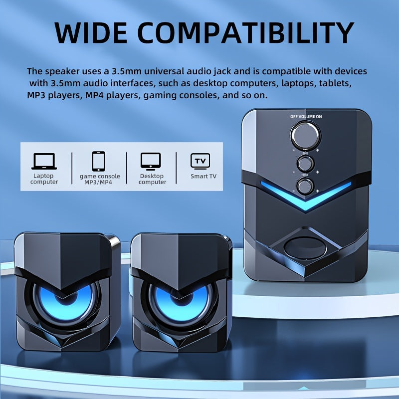High-Quality 2.1 Stereo Desktop Speaker.
