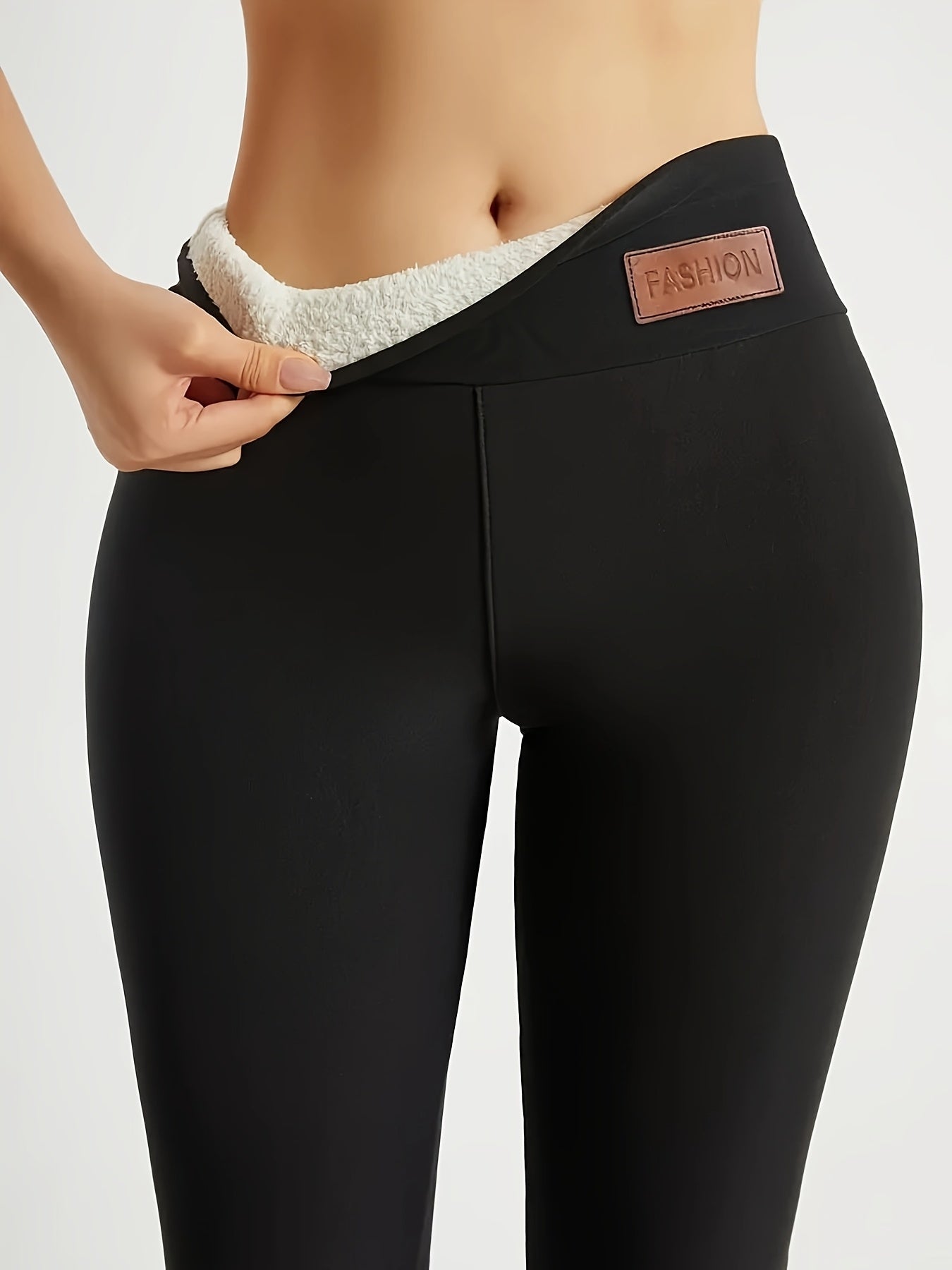 Sports Fitness Warm and Fleece Lined Tights