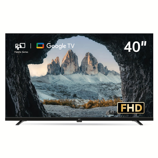 FPD 40 Inch Smart TV Google TV 1080P Full HD, with Built In Google Play And Google Cast, HDR 10, Audio, Voice Remote, Streaming Live TV ( Palette Series, CG40-P3, Model 2025)