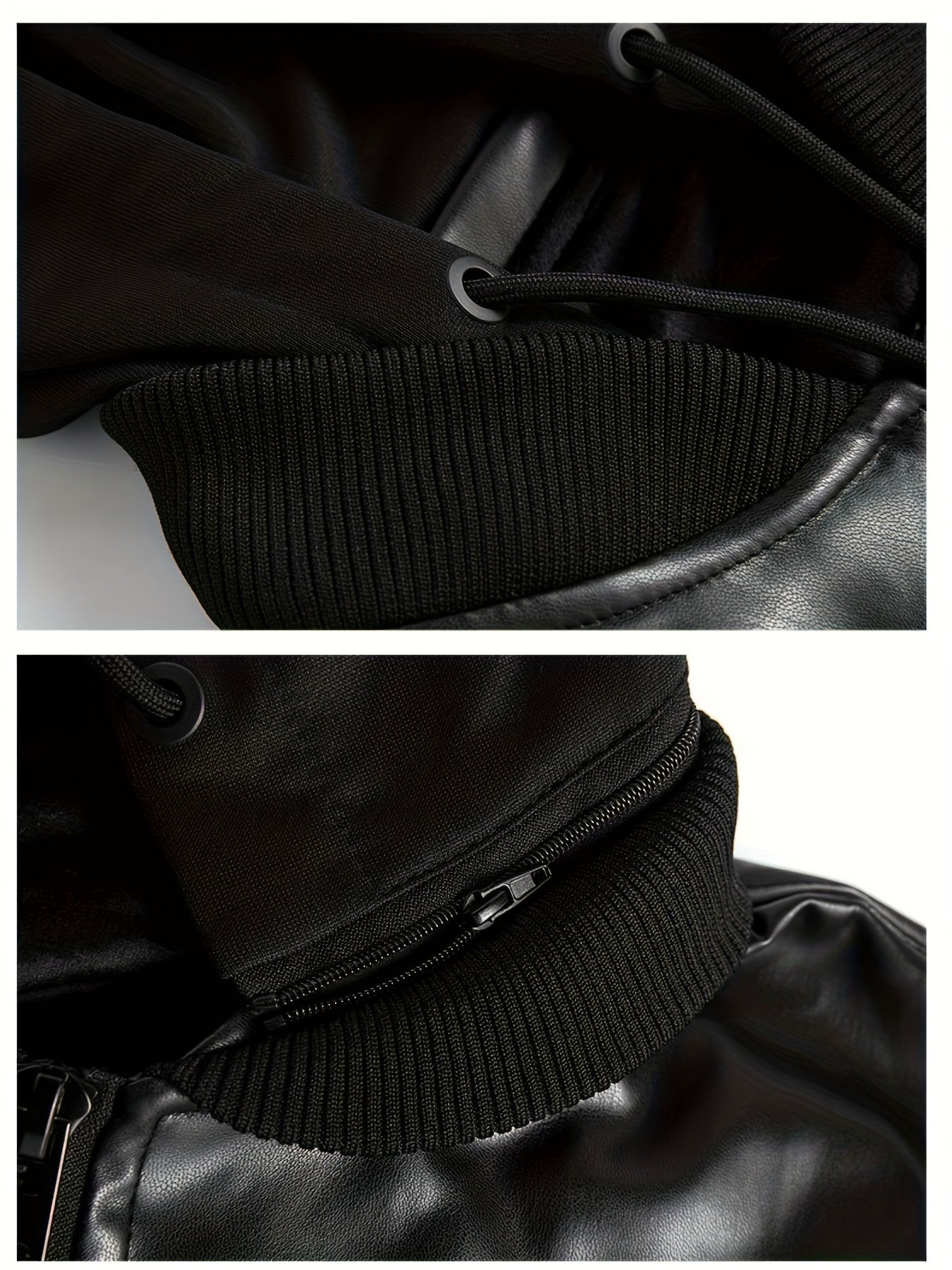 Men's Bomber Jacket with Hood .