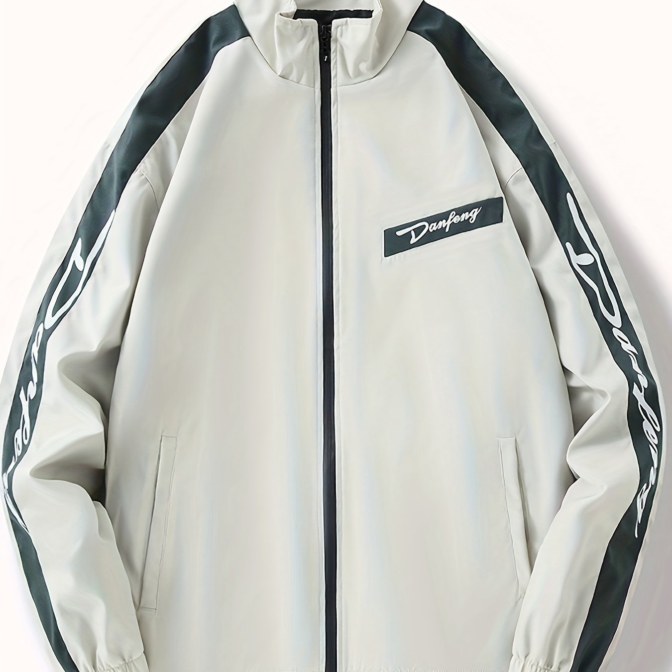 Men's Windproof Jackets With Pockets, Sports Active Top .