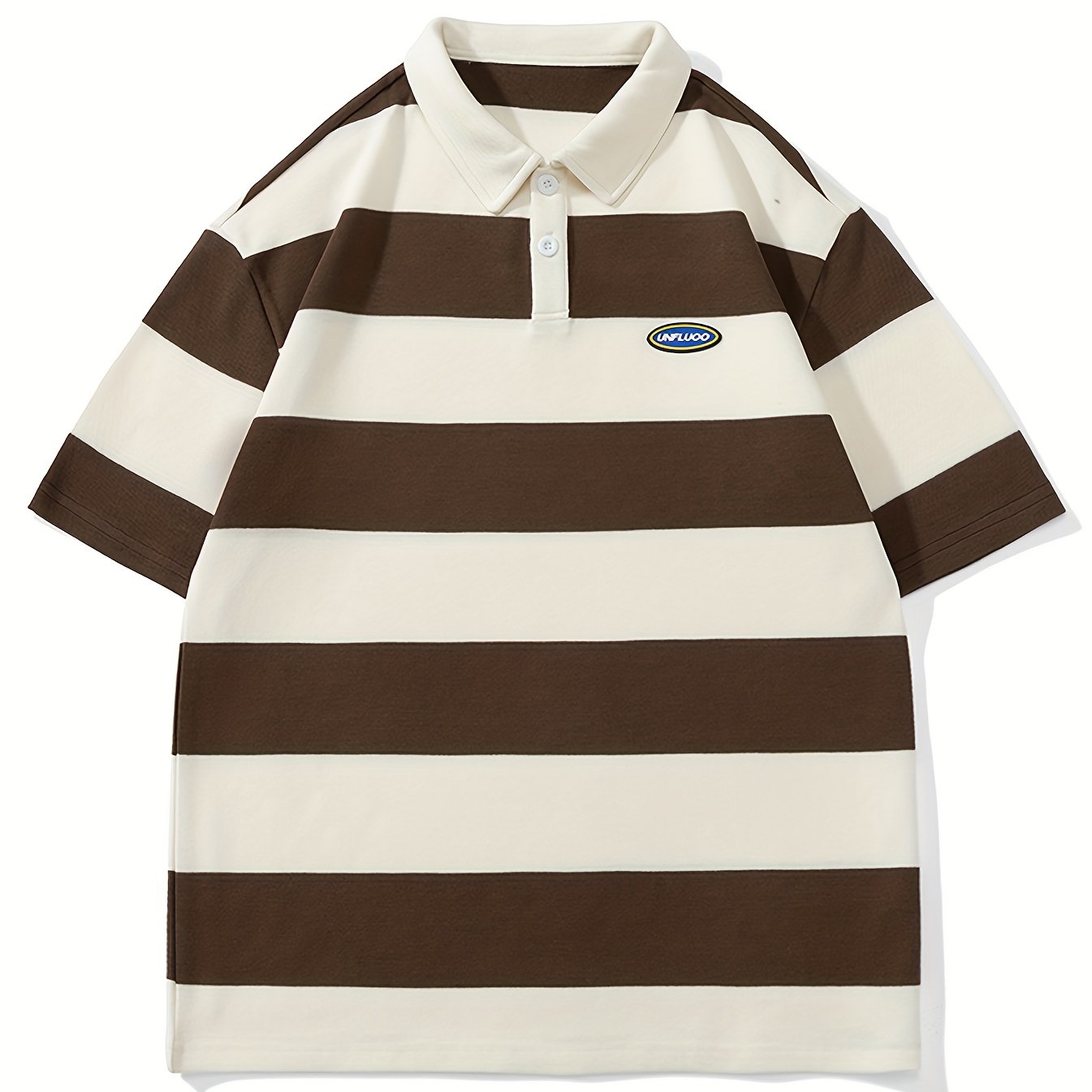 Breathable Cotton Summer Men's Casual Striped Short Sleeve Shirt .