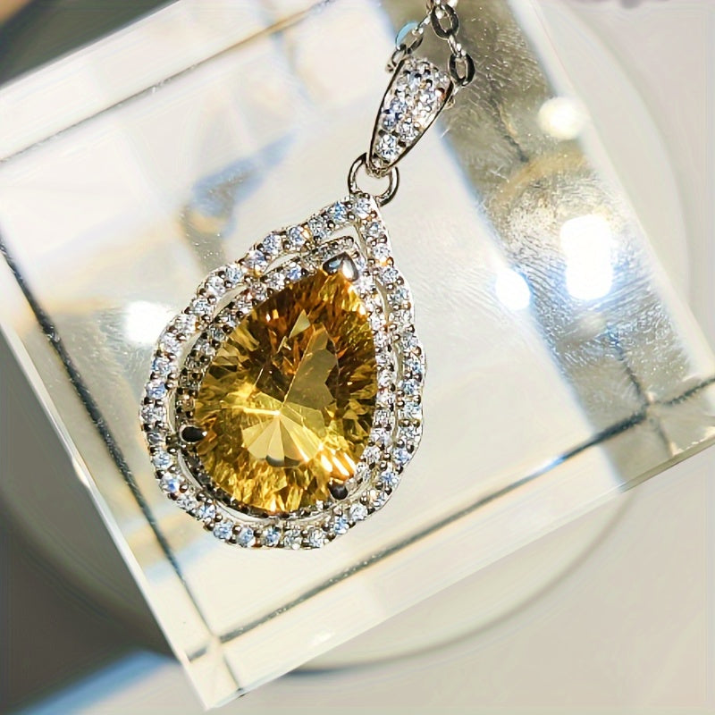1pc S925 925 Silver Inlaid Natural Pendant.