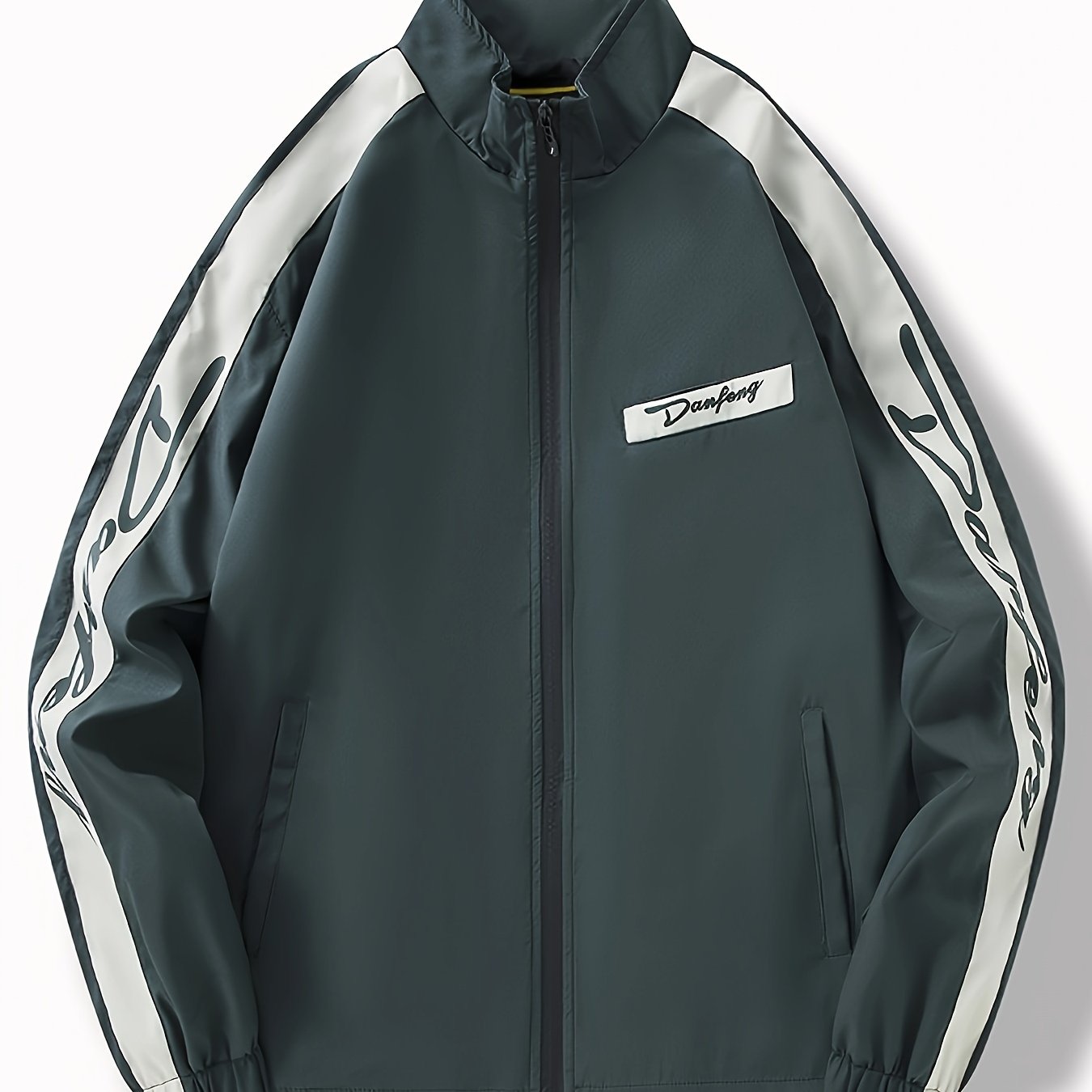 Men's Windproof Jackets With Pockets, Sports Active Top .