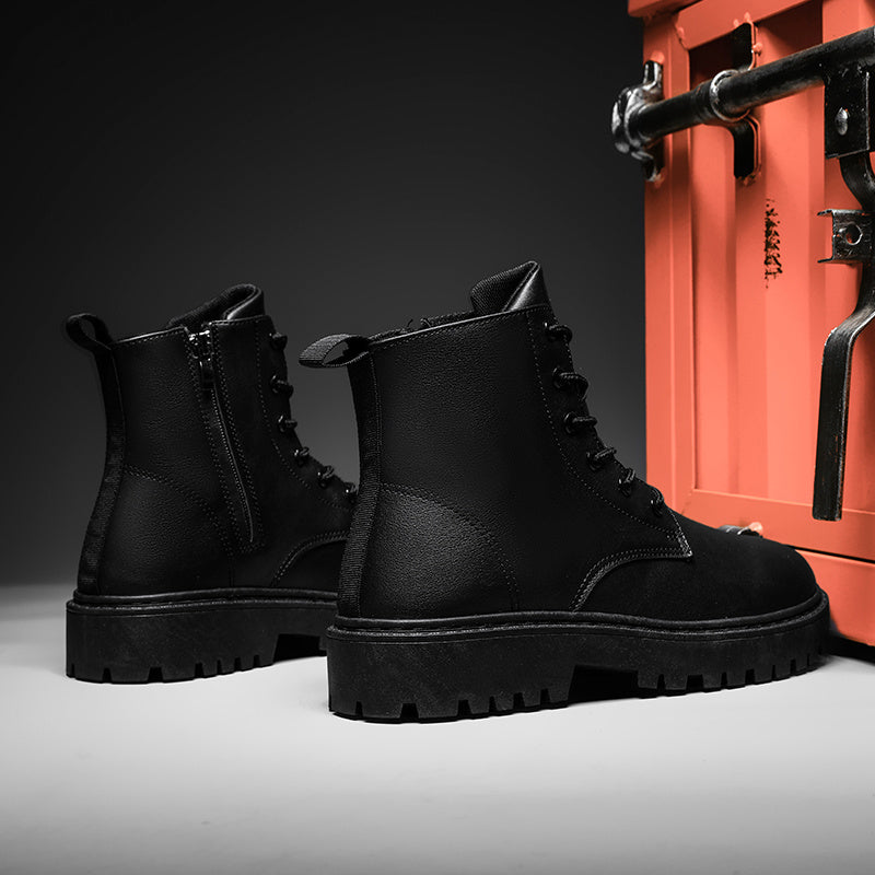 Men'S Classic Black Dress Shoes .