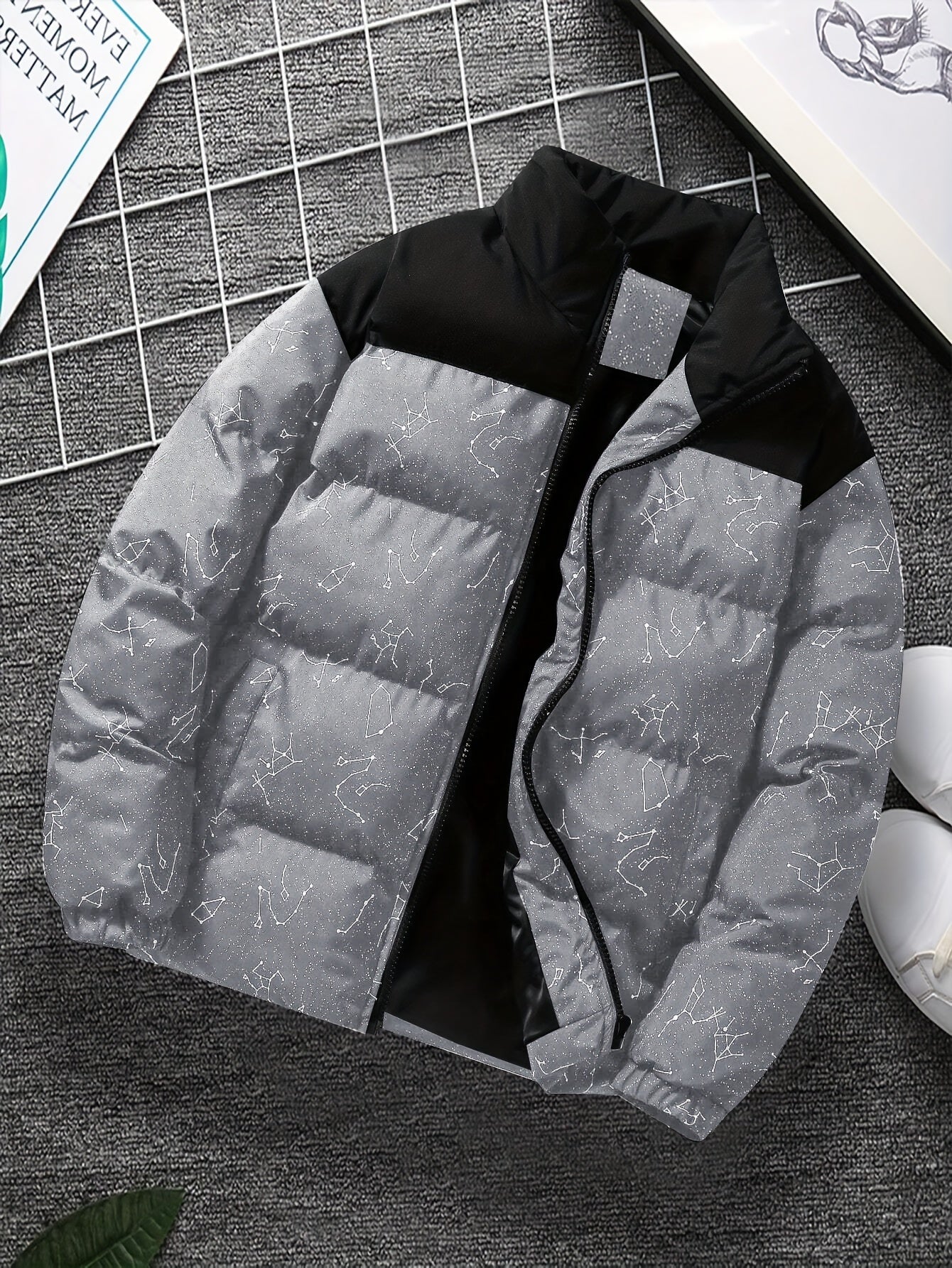 New Men's Winter Jacket and Bread Coat Warmth Suit