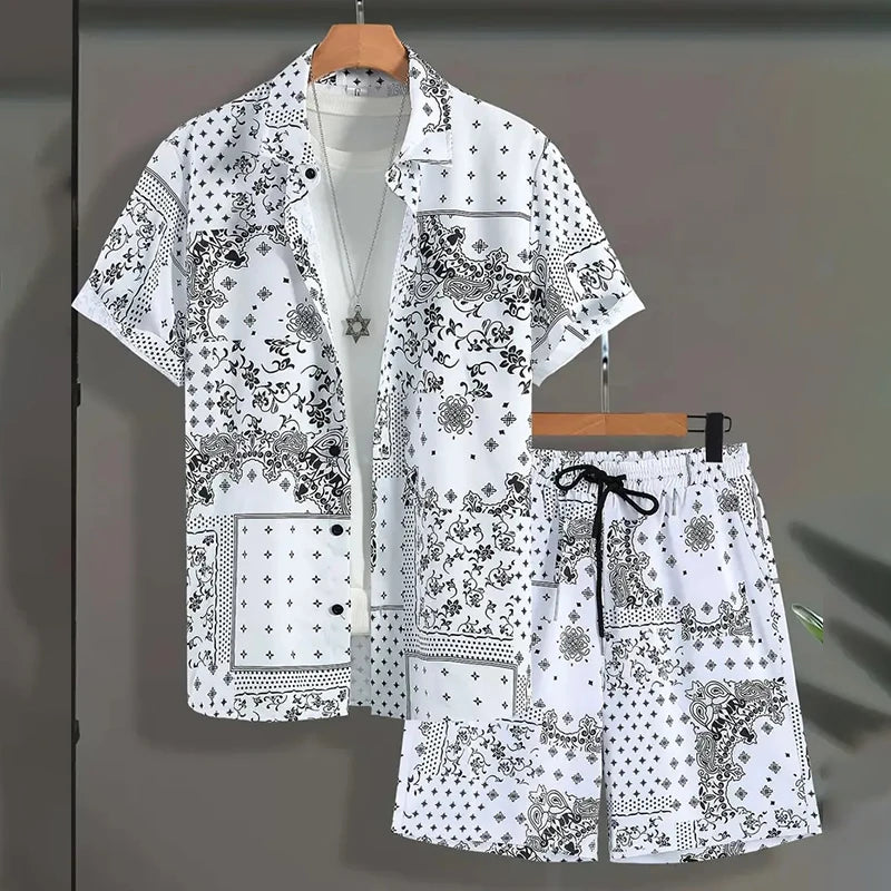 Hawaii Beach Holiday Mens Shirt Short .