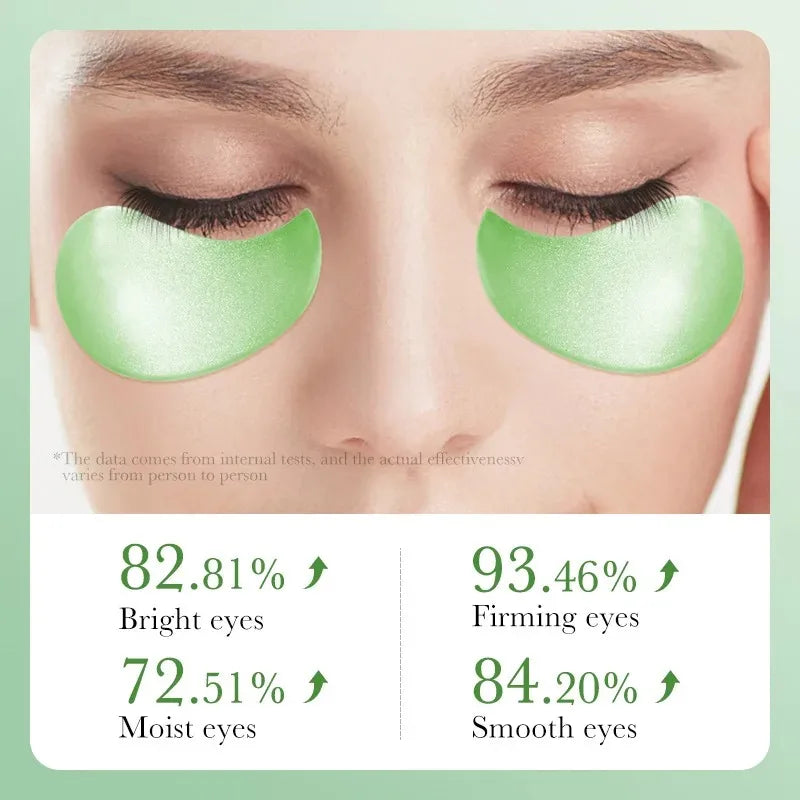 60pcs Aloe Vera Collagen Eye Mask Anti Dark