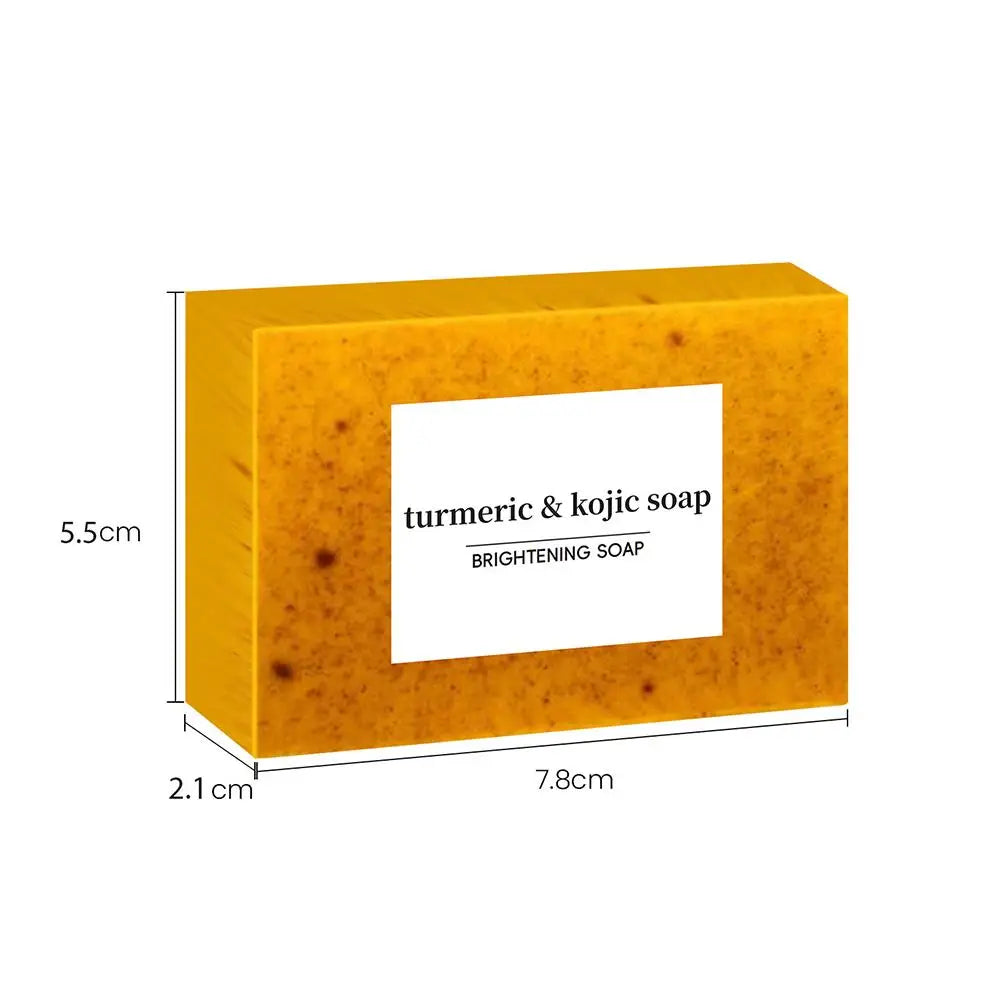 100g Turmeric Hand Made Soap, Lemon Kojic Acid Soap,