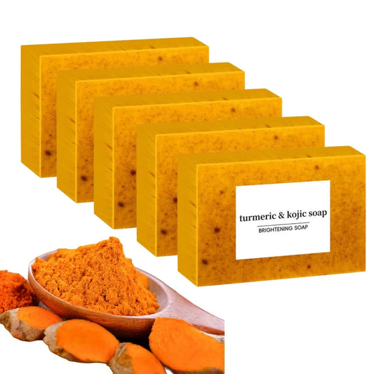 100g Turmeric Hand Made Soap, Lemon Kojic Acid Soap,