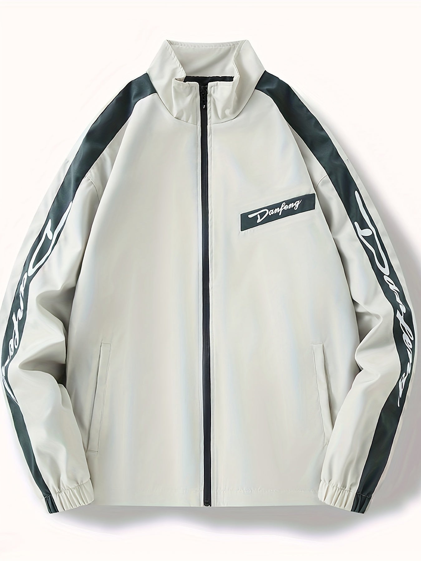 Men's Windproof Jackets With Pockets, Sports Active Top .