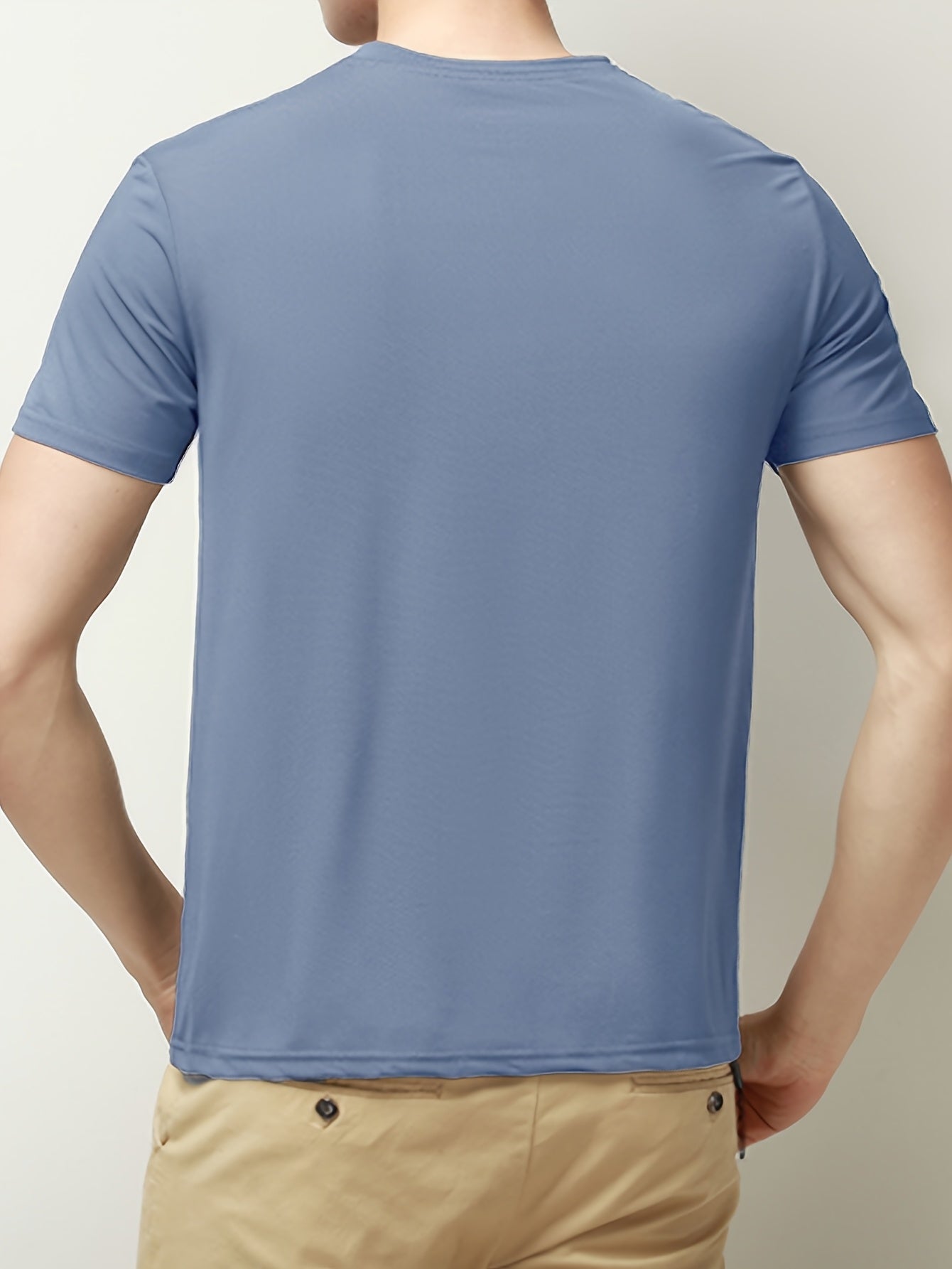[5pcs Summer T-Shirts] 5pcs Men's Summer Fashion T-Shirts .
