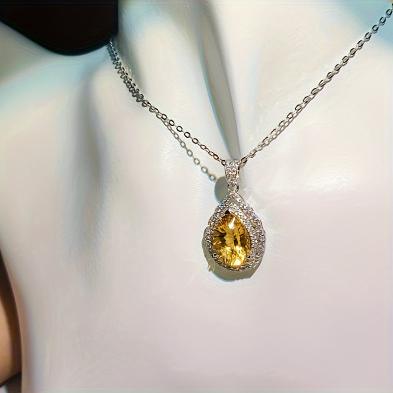 1pc S925 925 Silver Inlaid Natural Pendant.