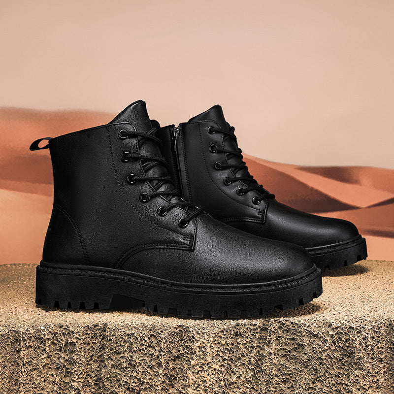 Men'S Classic Black Dress Shoes .