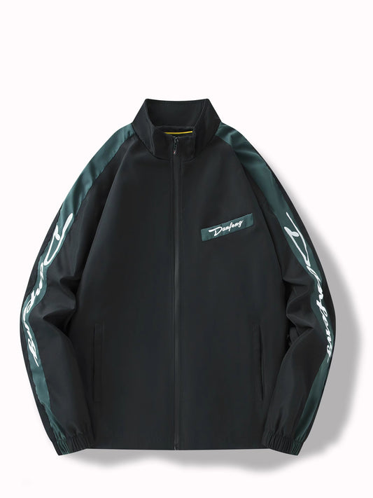 Men's Windproof Jackets With Pockets, Sports Active Top .