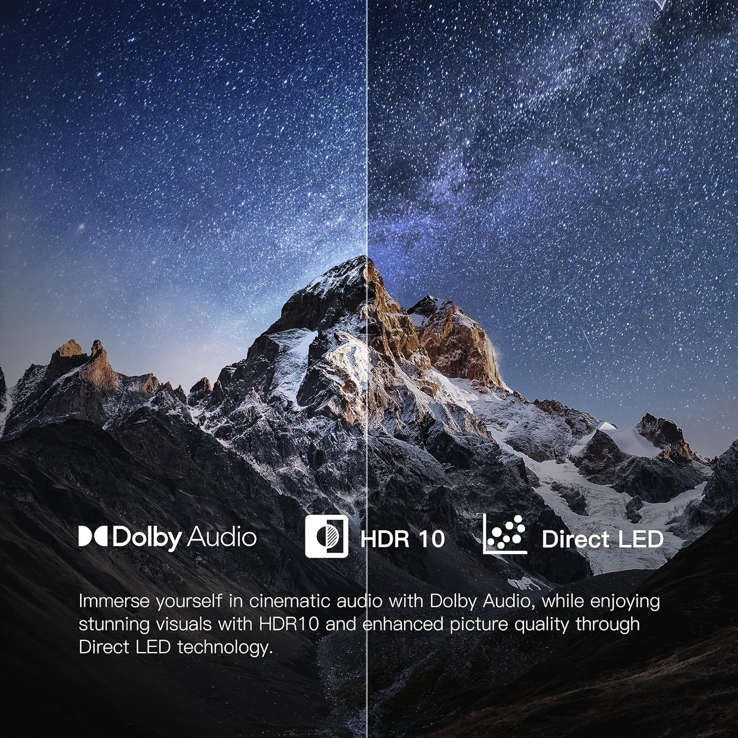 FPD 40 Inch Smart TV Google TV 1080P Full HD, with Built In Google Play And Google Cast, HDR 10, Audio, Voice Remote, Streaming Live TV ( Palette Series, CG40-P3, Model 2025)