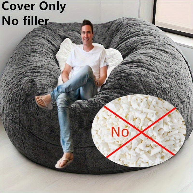 Cream Style Modern Folding Bean Bag Sofa .