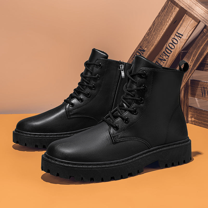 Men'S Classic Black Dress Shoes .