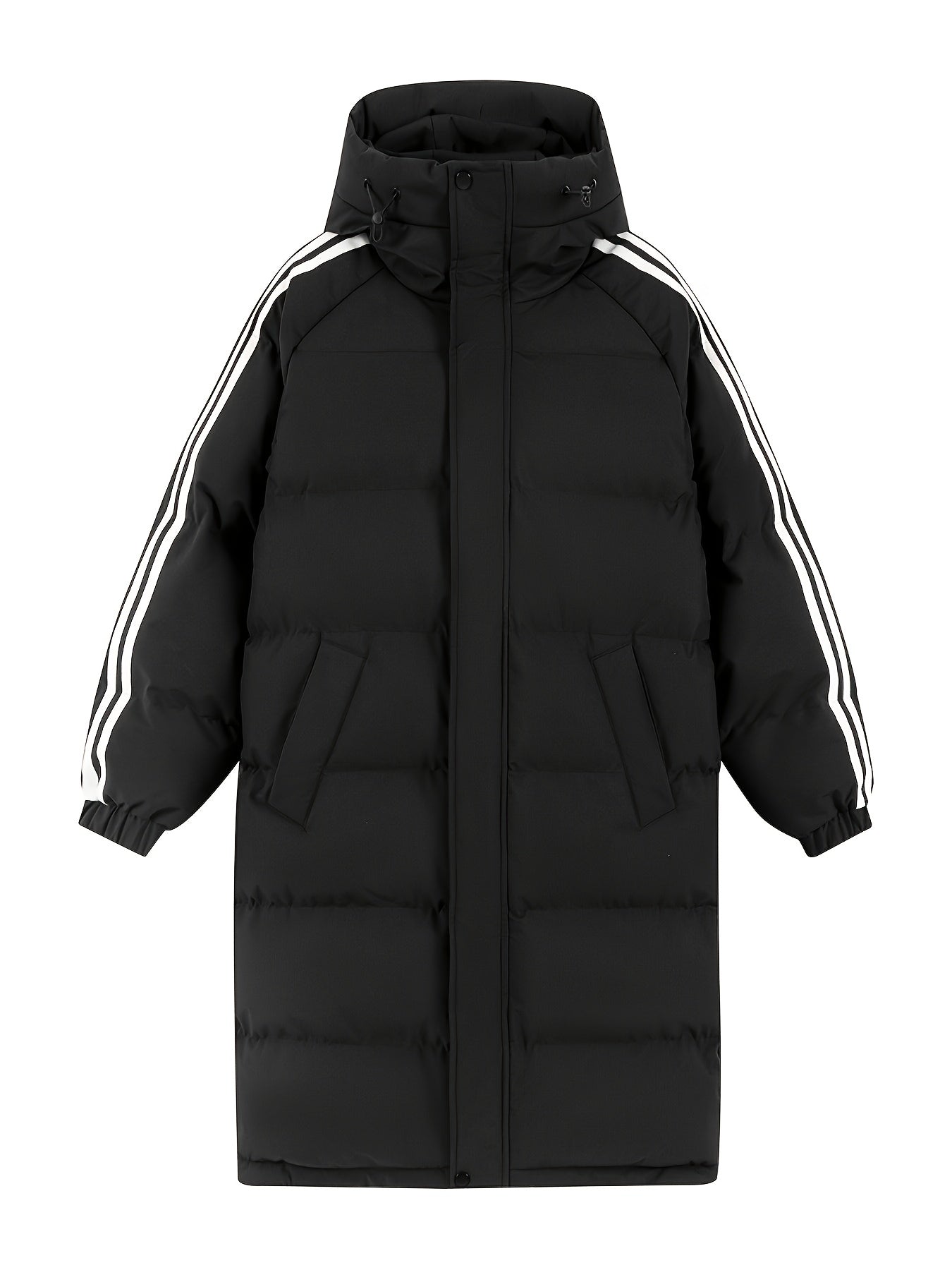 Men's Heavy-Duty Hooded Winter Coat .