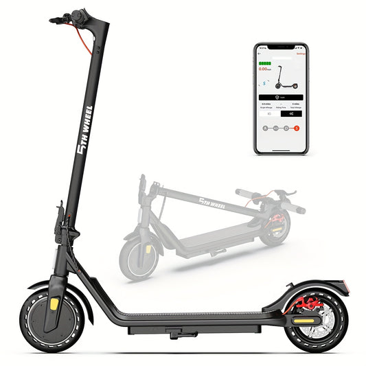 Adult Electric Scooter with App Connectivity - 300W Motor, 18 MPH Speed & 12.4-Mile Range, Dual Brakes .